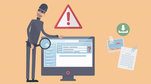 Illustration zum Thema prüfen von E-Mails auf Schadsoftware