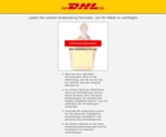 Gefälschte Meldung von DHL