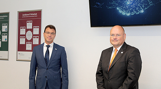 Austausch zwischen BSI und BWI zur Cyber-Sicherheit (Quelle: BSI) Austausch zwischen BSI und BWI zur Cyber-Sicherheit