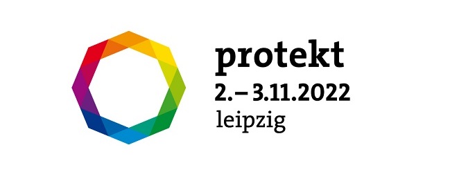 Logo der protekt 2022 (Quelle: Leipziger Messe GmbH) Logo der protekt 2022 (Bild hat eine Langbeschreibung)