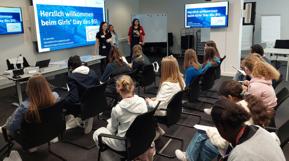 Girls' Day beim BSI (Quelle: BSI) Girls' Day beim BSI