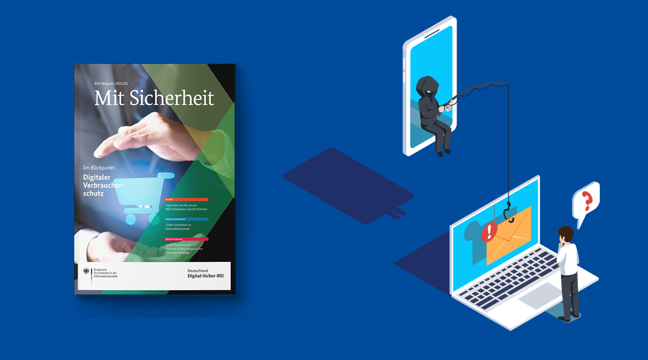 Mit Sicherheit - BSI-Magazin 2023/01 (Quelle: BSI) Mit Sicherheit - BSI-Magazin 2023/01