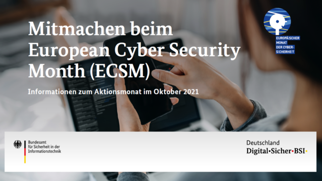 Aktionsleitfaden zum European Cyber Security Month - ECSM 2021