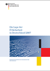 Titelblatt Die Lage der IT-Sicherheit in Deutschland 2007