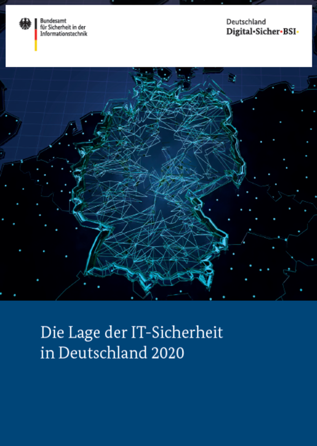 Titelblatt: Die Lage der IT-Sicherheit in Deutschland 2020