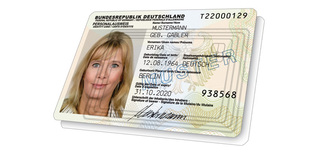Das Bild zeigt einen "neuen" Personalausweis. (Quelle: Bundesministerium des Innern) Das Bild zeigt einen "neuen" Personalausweis.