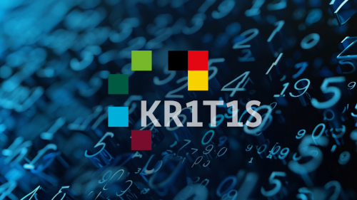 Zahlen im Hintergrund KRITIS-Logo im Vordergrund Zahlen im Hintergrund KRITIS-Logo im Vordergrund (Bild hat eine Langbeschreibung)