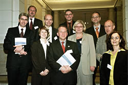 Die Autoren der Studie und das Organisationsteam Die Autoren der Studie und das Organisationsteam