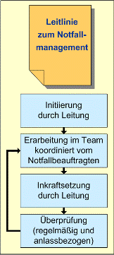 Lebenszyklus der Leitlinie zum Notfallmanagement Lebenszyklus der Leitlinie zum Notfallmanagement