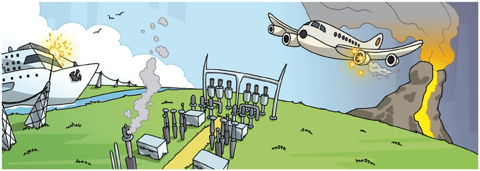 Illustration zu Sicherheitsvorfällen Illustration zu Sicherheitsvorfällen