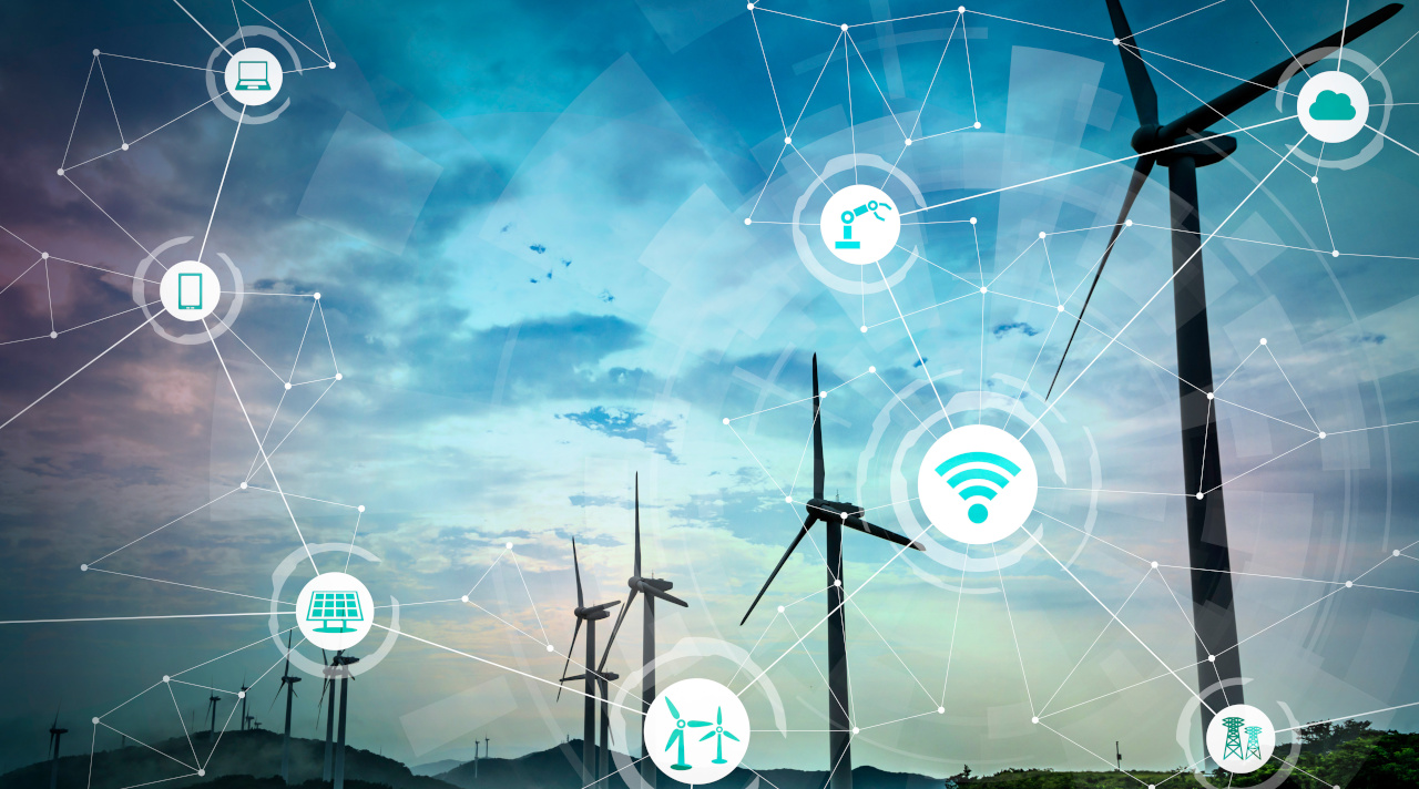 Windräder vernetzt (Quelle: © metamorworks / Adobe Stock) Windräder vernetzt